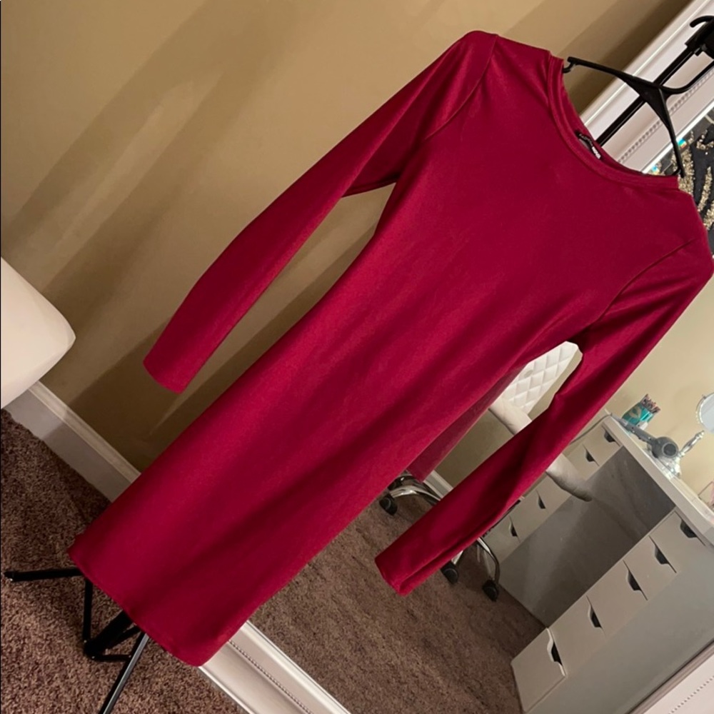 FashionNova Turning Heads Backless Dress